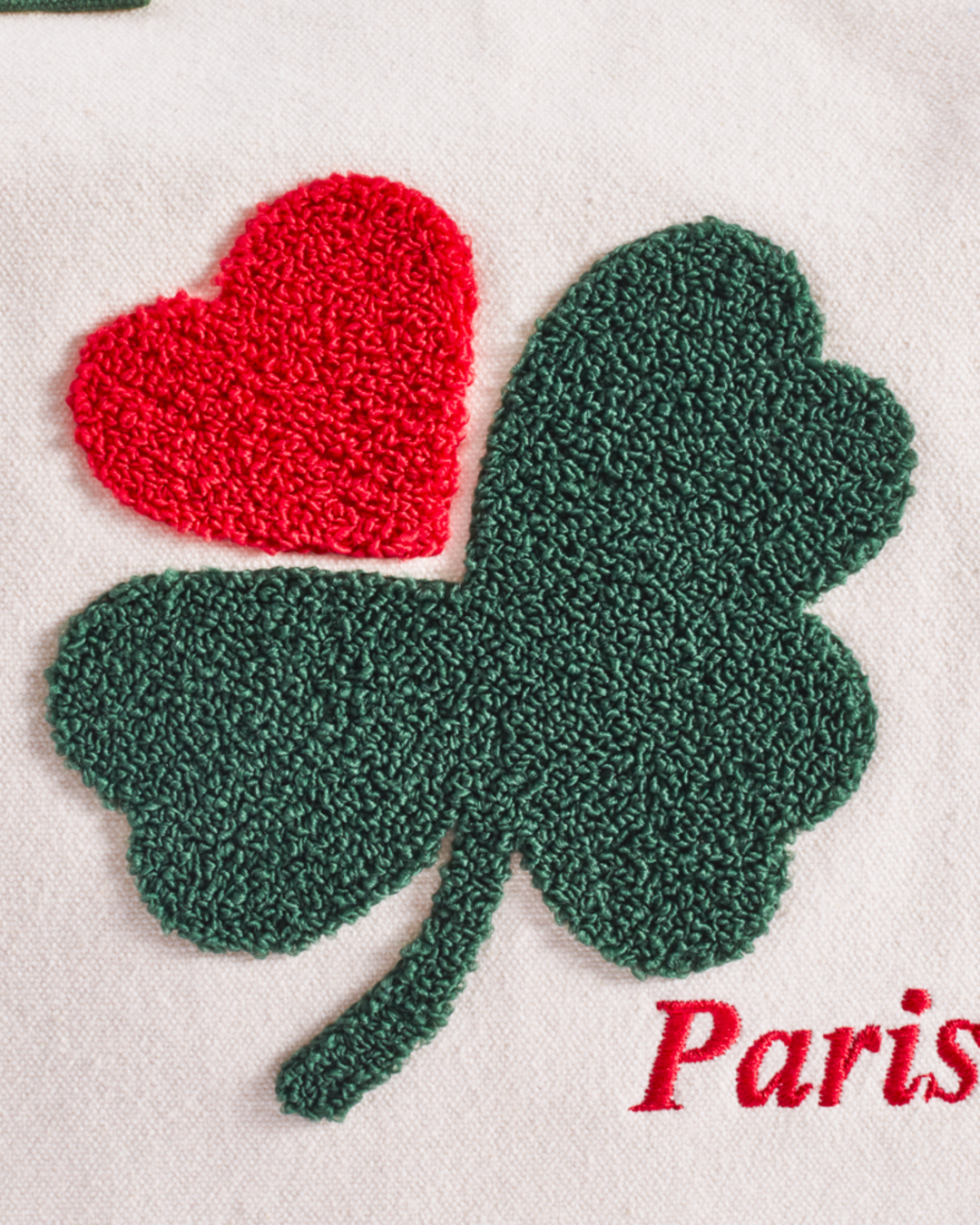 Merci - Cabas Tréfle Bouclette - Vert