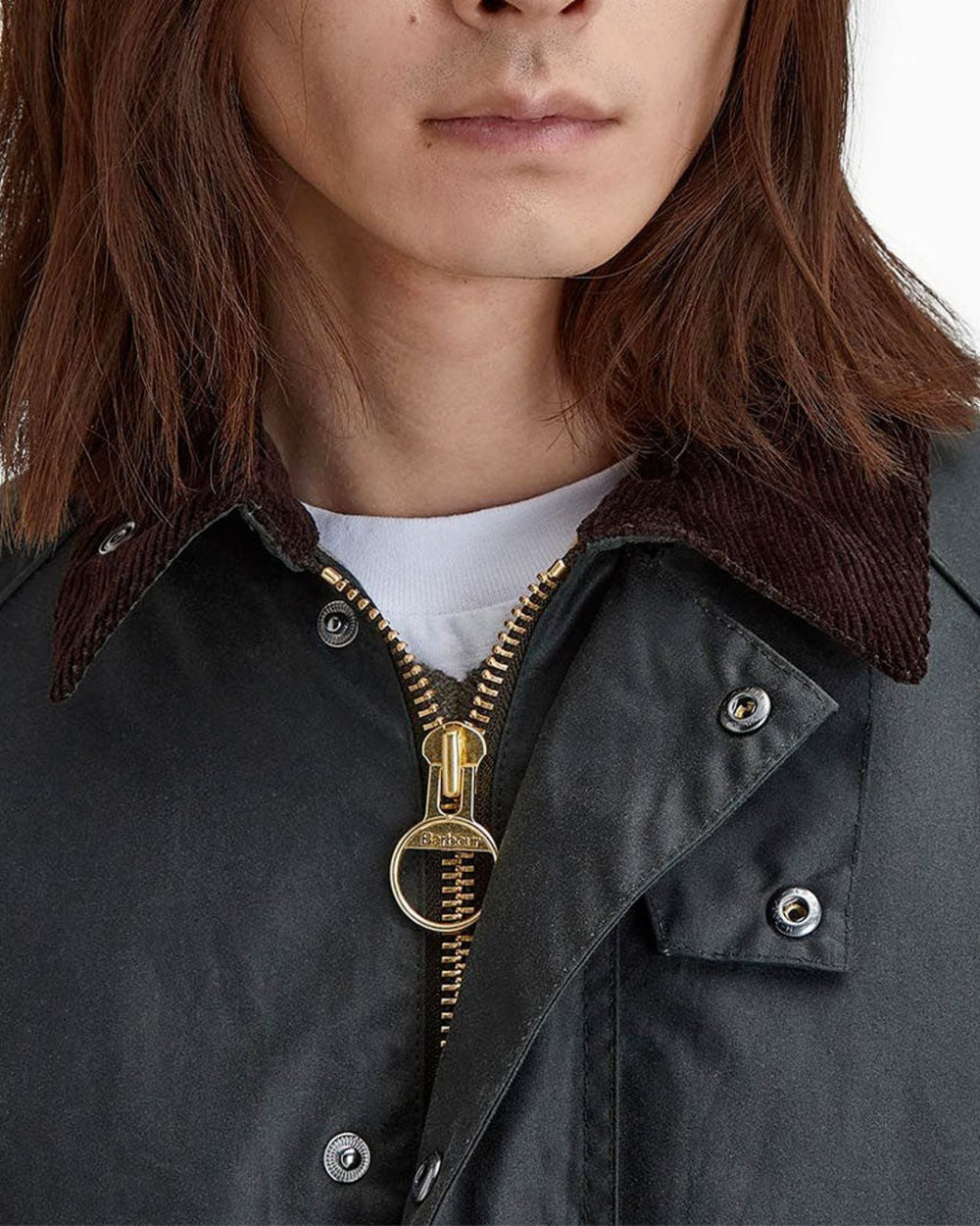 Barbour EXMOOR/エクスモア　セージ　オイルド Barbour - Manteau Veste Exmoor Wax - Sage – Merci Paris