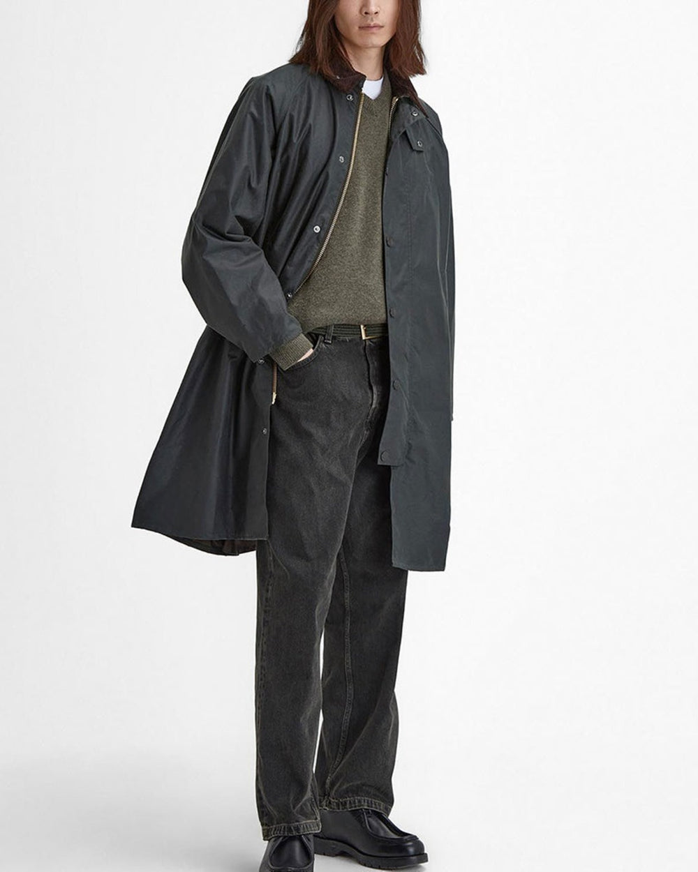 Barbour - Manteau Veste Exmoor Wax - Sage – Merci Paris