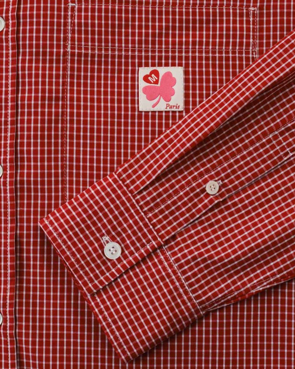 Merci - Chemise Basile - Carreaux Rouge