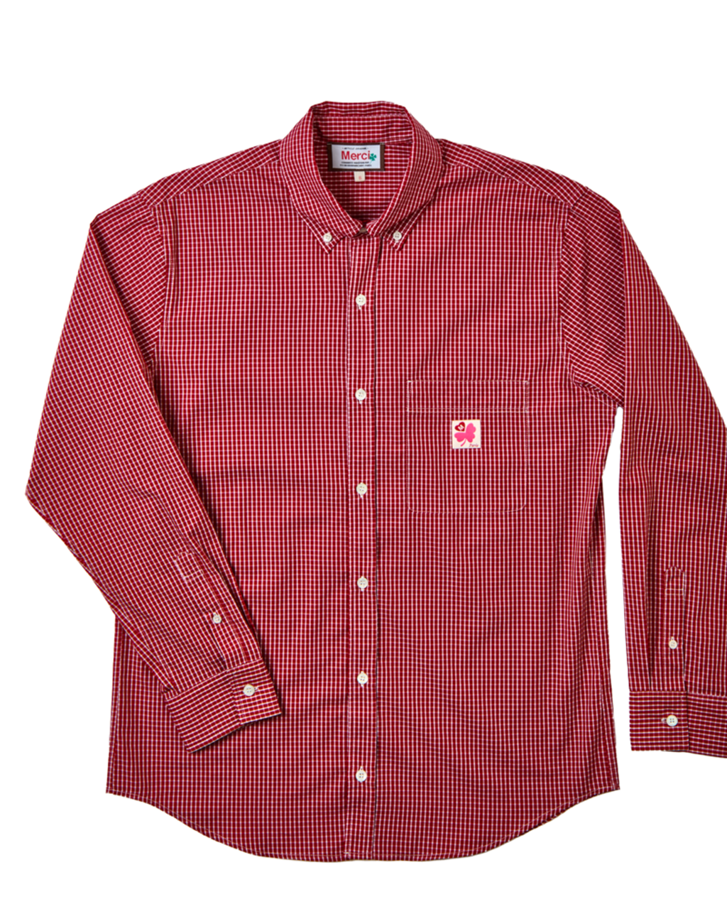Merci - Chemise Basile - Carreaux Rouge