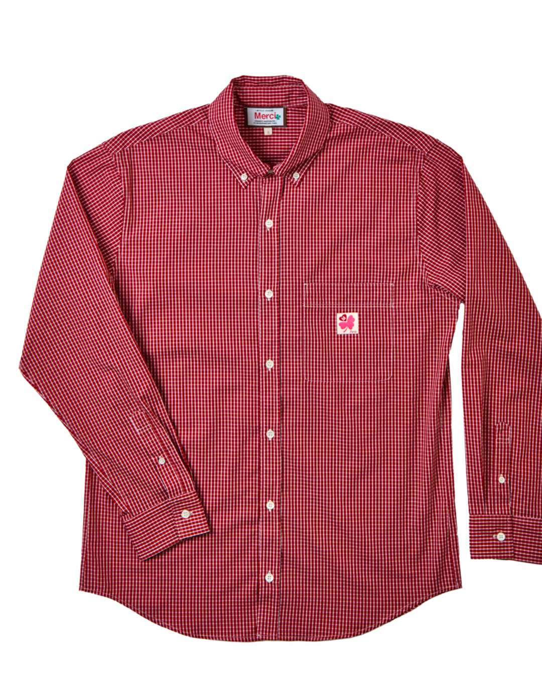 Merci - Chemise Basile - Carreaux Rouge