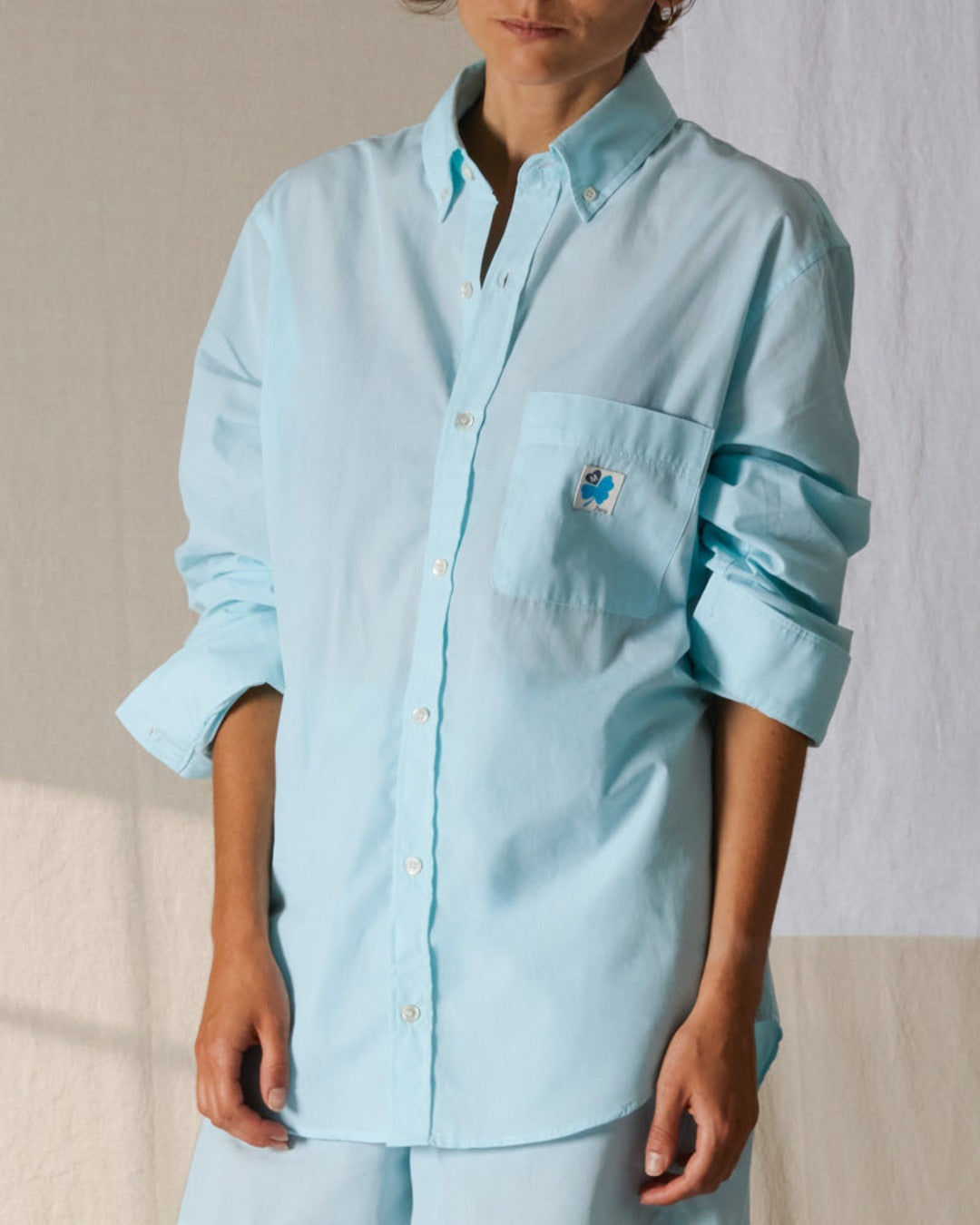 Merci - Basile Shirt - Turquoise