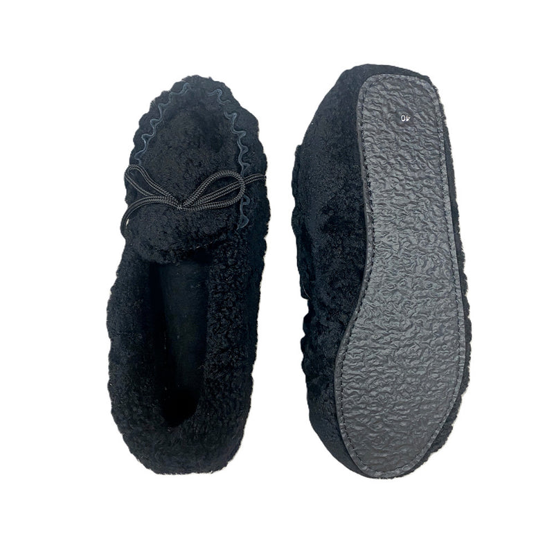 Milona - Chaussons Mocassins - Noir