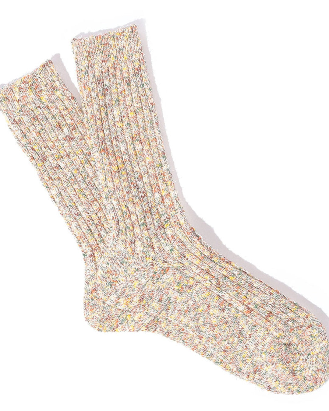 Anonymous Ism - Homespan Art Yarn Crew Socks - Yellow