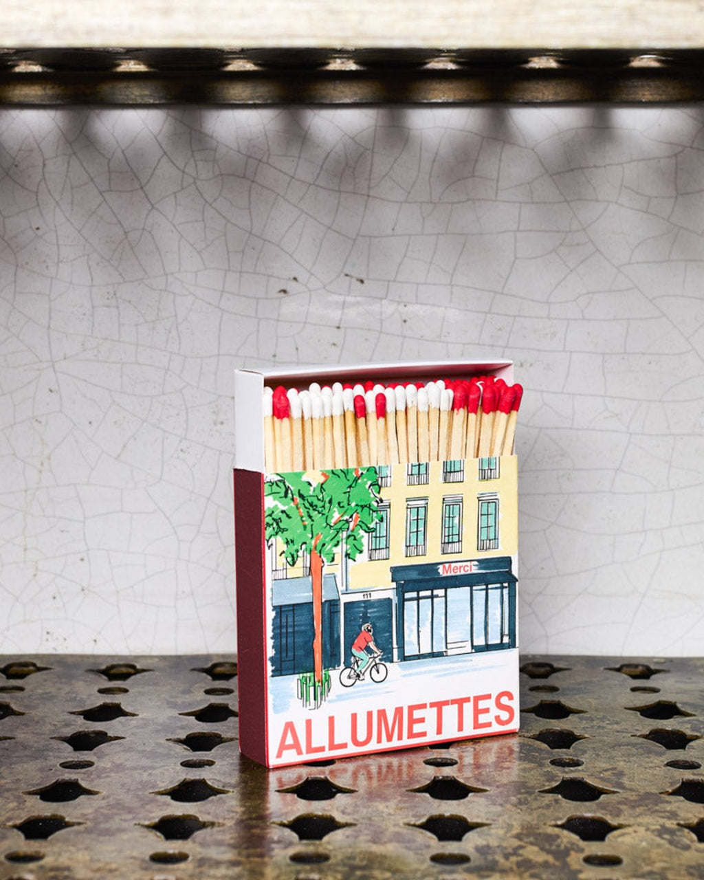 Merci - Box of 120 large matches - 111 beaumarchais