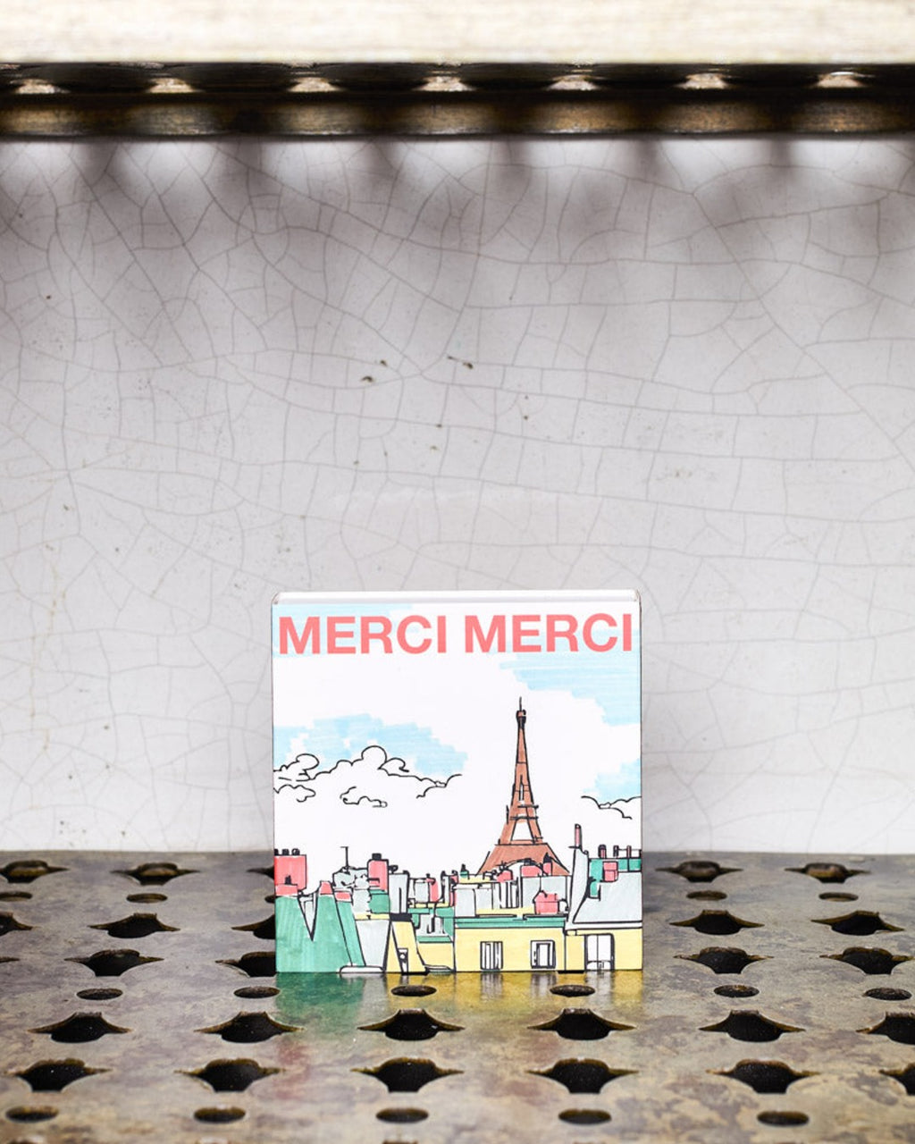 Merci - Box of 120 large matches - Eiffel Tower