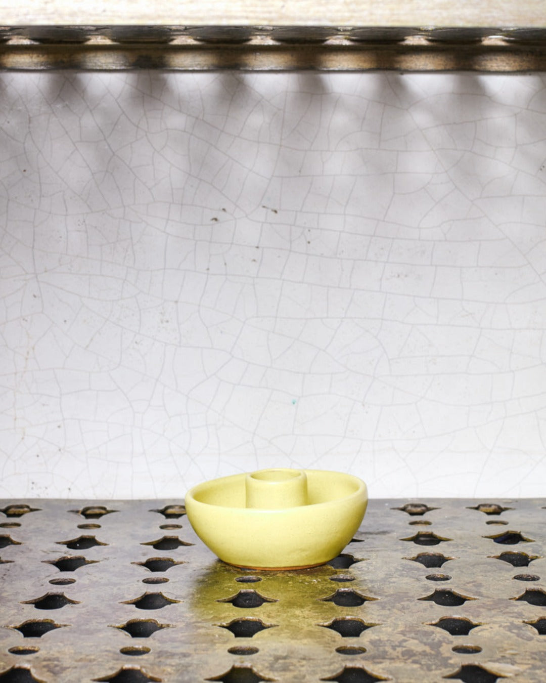 Afroart - Selma candlestick - Yellow