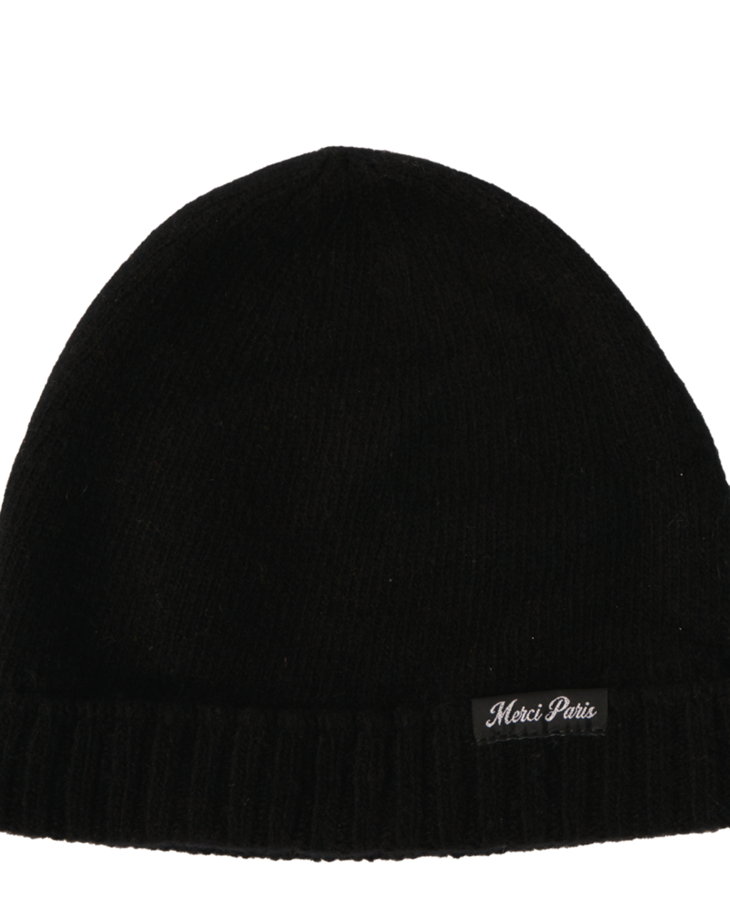 Merci - Wool and cashmere hat - Black & White