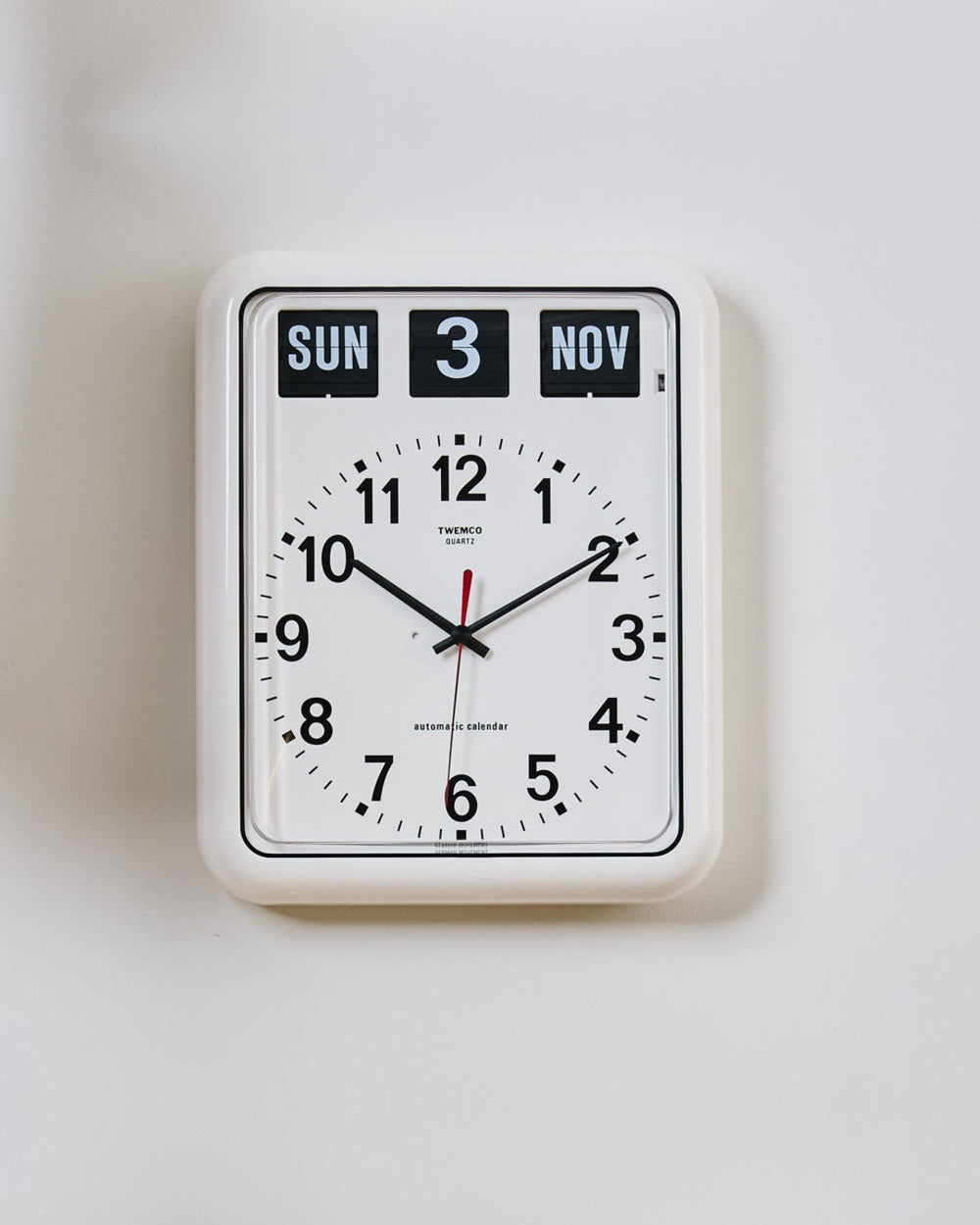 Twemco - Horloge Murale BQ 12A - Blanc – Merci Paris