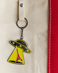 Merci - Porte-Clés En Métal Ufo Tour Eiffel