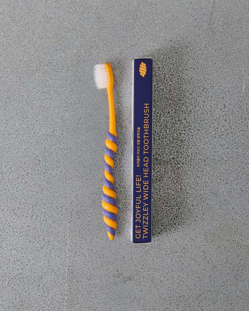 Twizzley - Brosse À Dent - Jaune & Marine