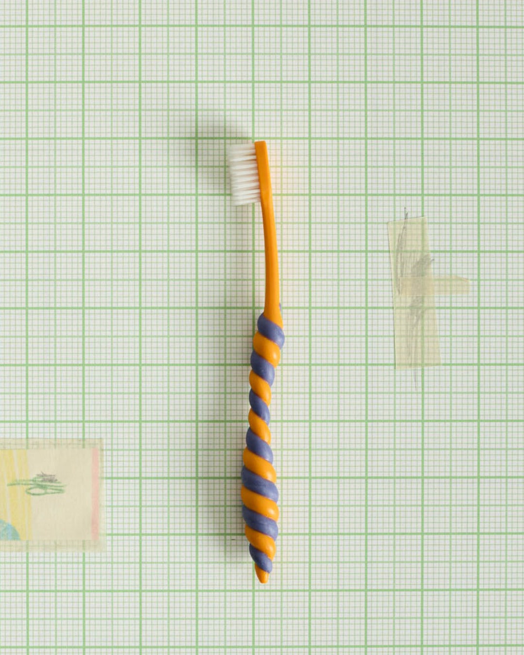 Twizzley - Brosse À Dent - Jaune & Marine