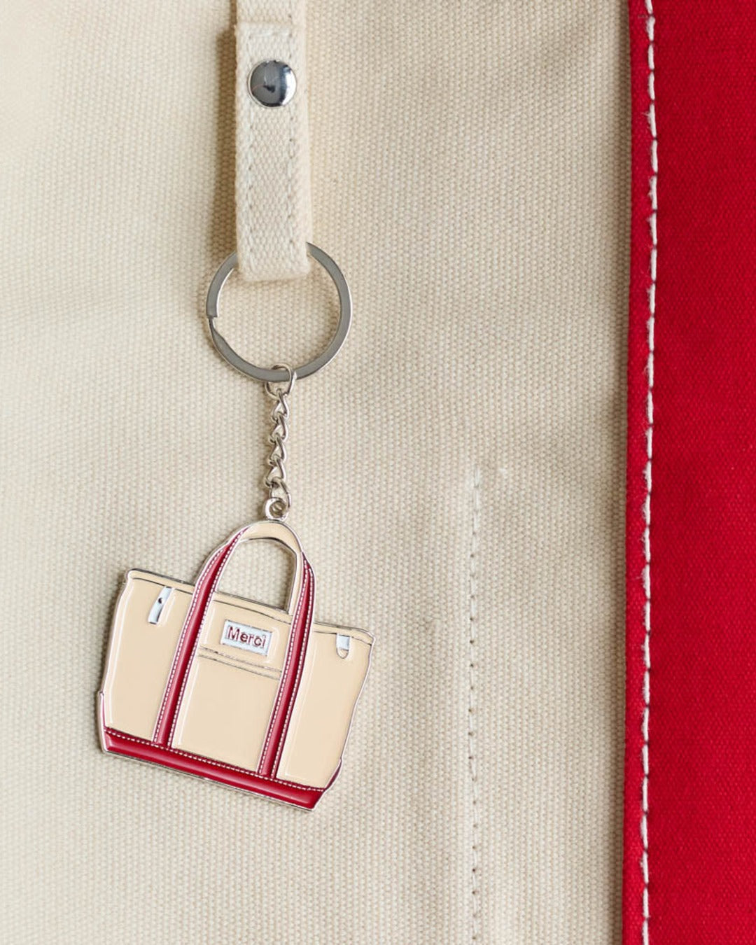 Merci - Metal keychain Merci - Candide shopping bag