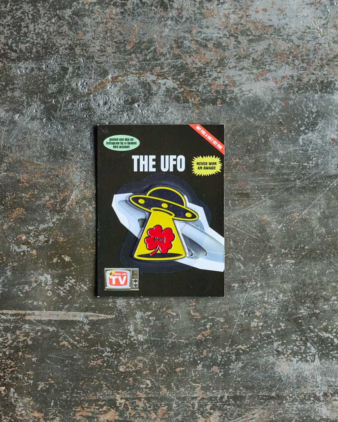 Merci - Magnet En Métal Ufo Tréfle
