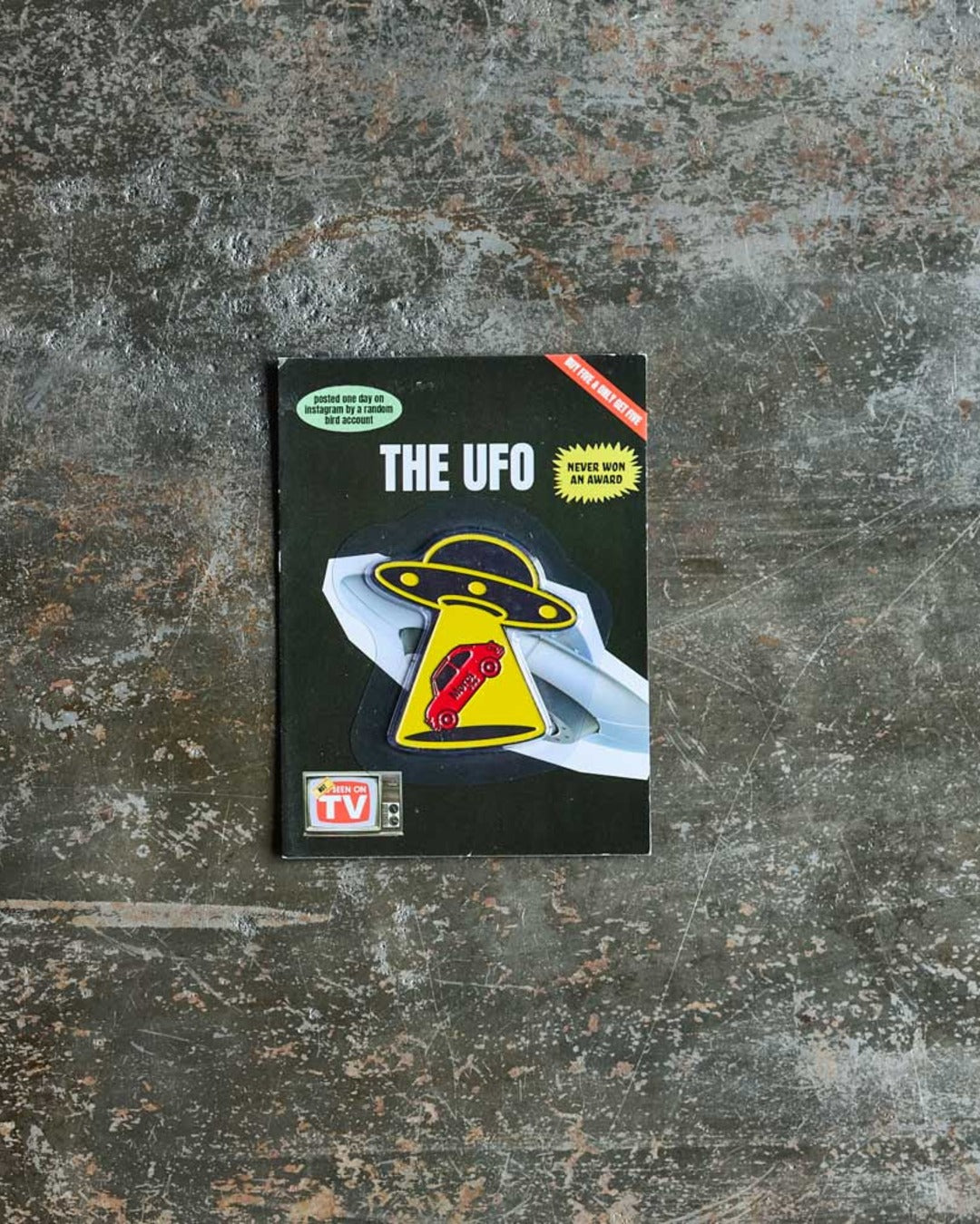 Merci - Magnet En Métal Ufo Fiat 500