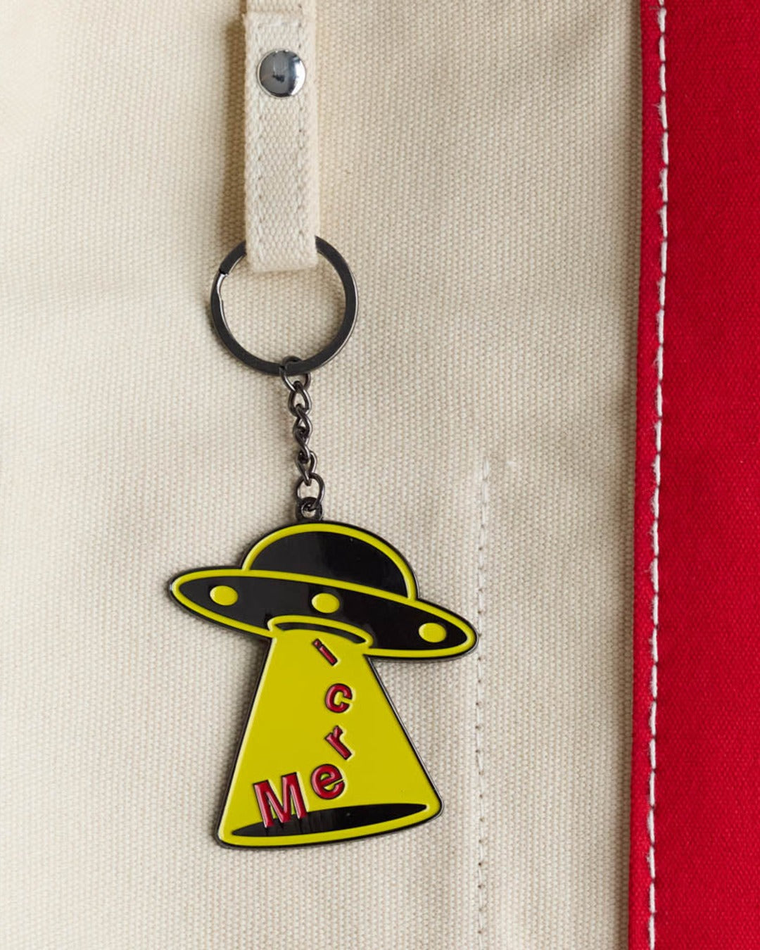 Merci - Metal Keyring