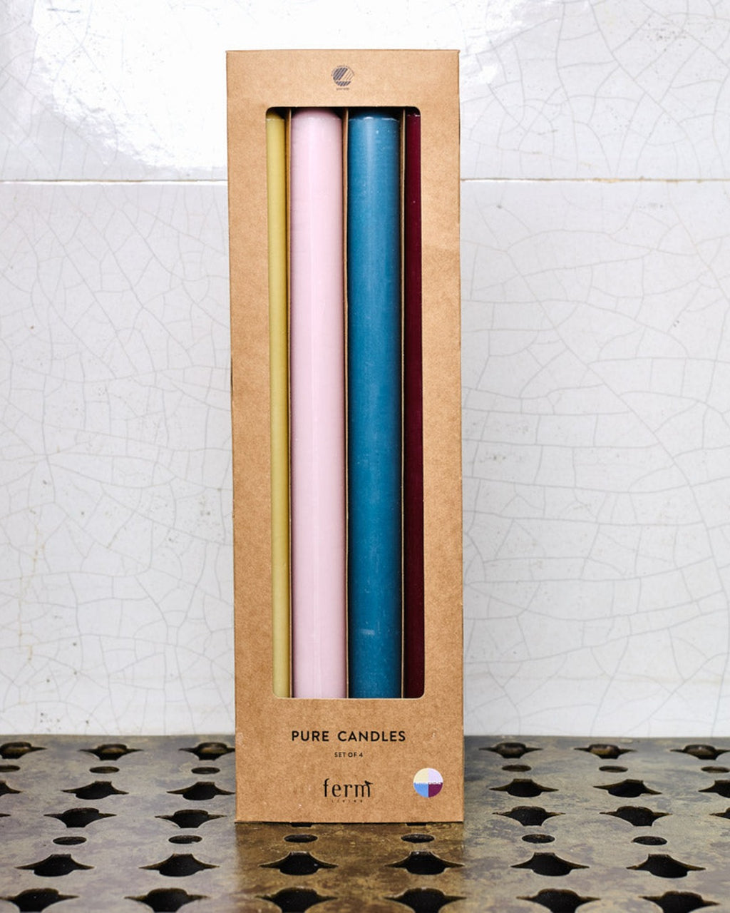 Ferm Living - Set De 4 Bougies Pure Whimsical