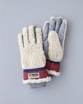 Elmer - Gants Teddy 5Fgr - Beige & Rouge