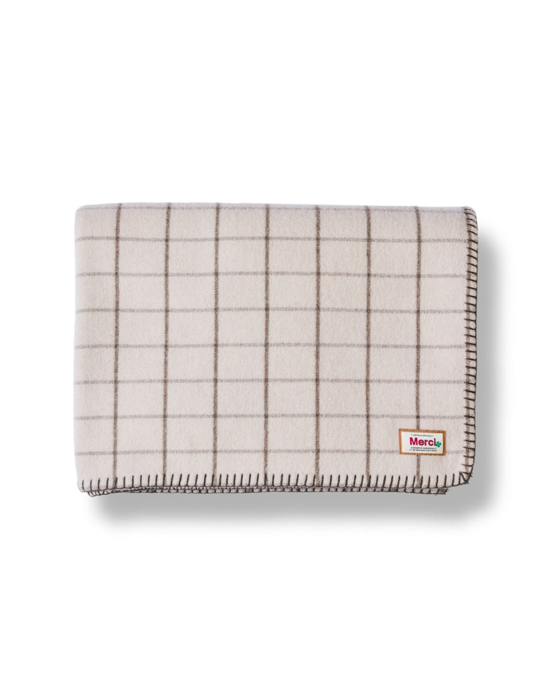 Merci - blanket - Cha Iro Brown Check