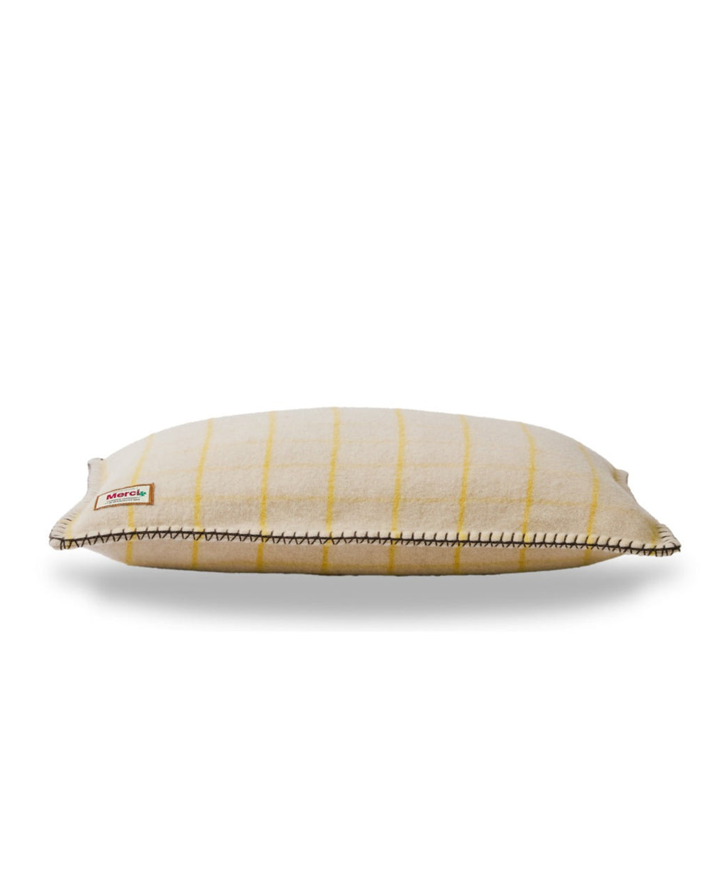 Merci - Coussin - Carreaux Jaune Asahi