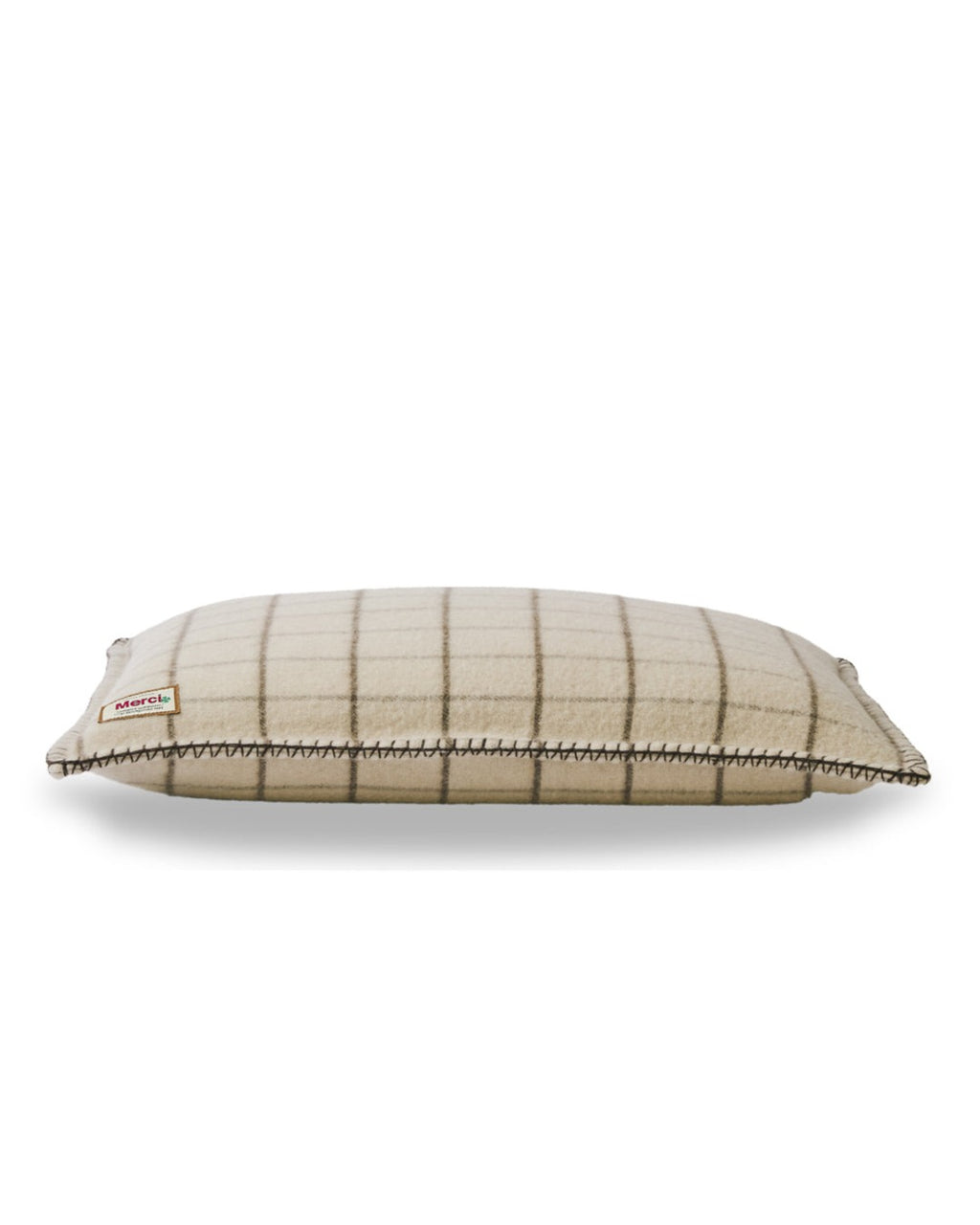 Merci - cushion - Cha Iro Brown Check