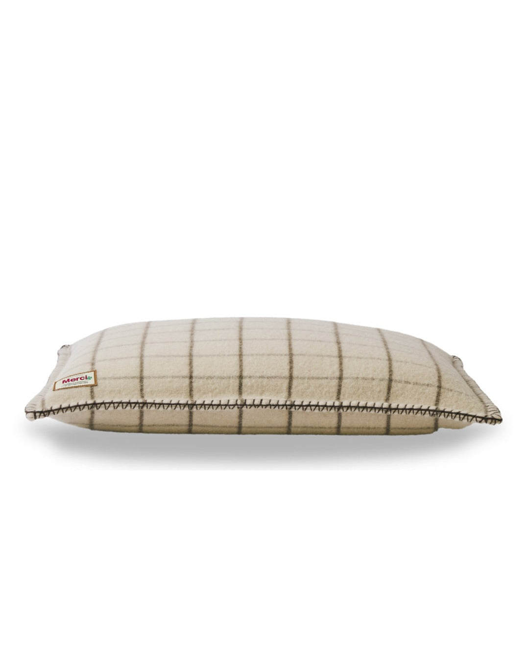 Merci - cushion - Cha Iro Brown Check