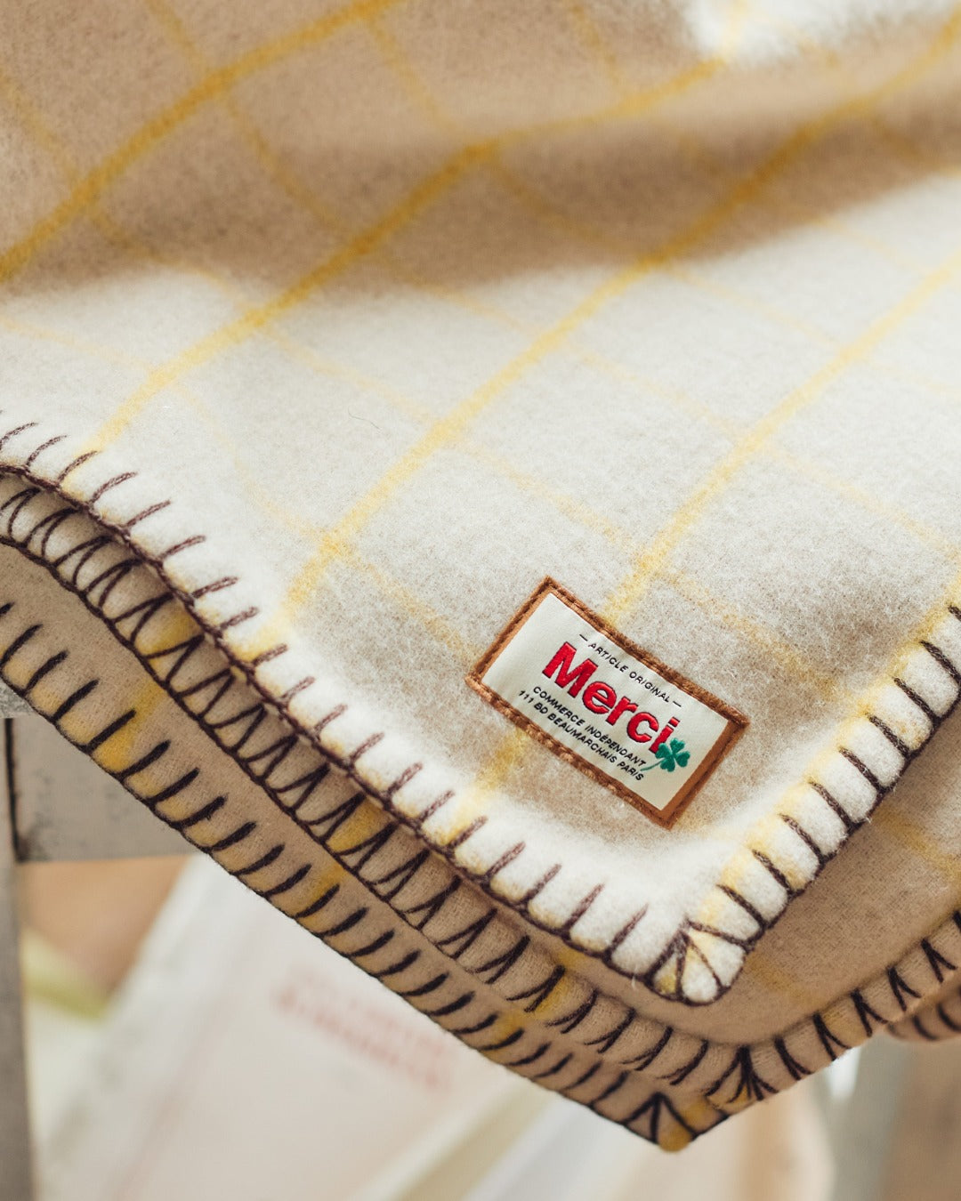 Merci - blanket - Asahi Yellow Check