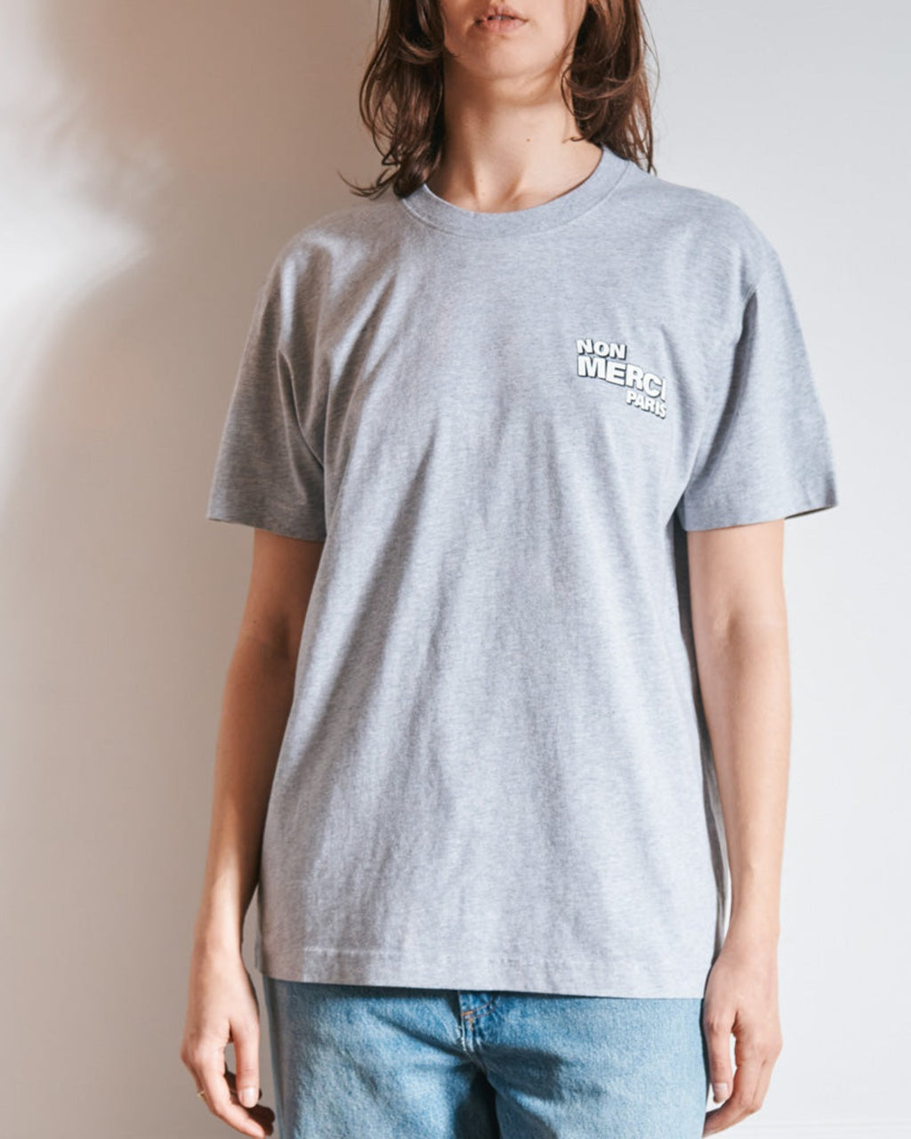 Merci - Non Merci T-Shirt Kids - Grey