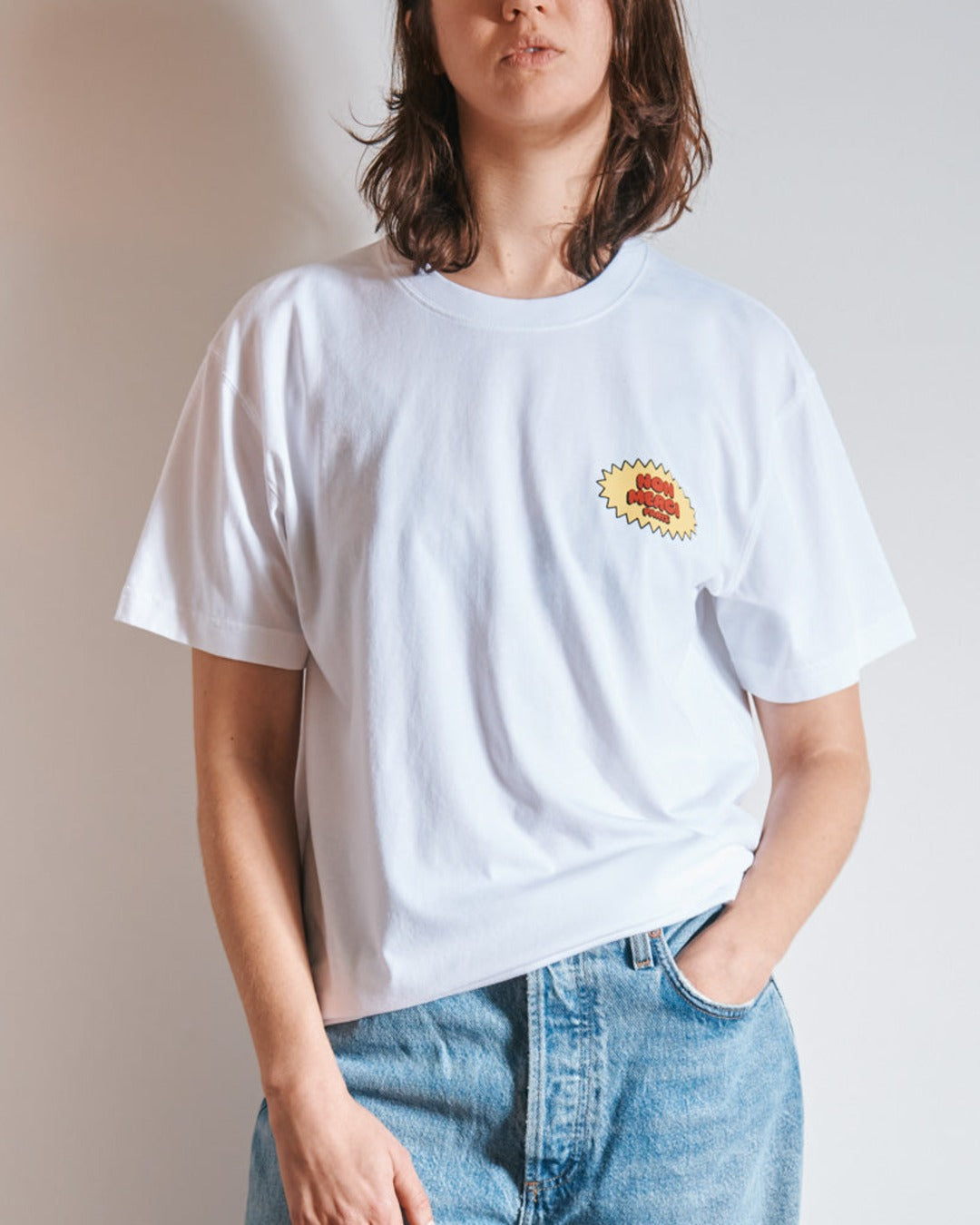 Merci - Non Merci Beavies T-Shirt Kids - White