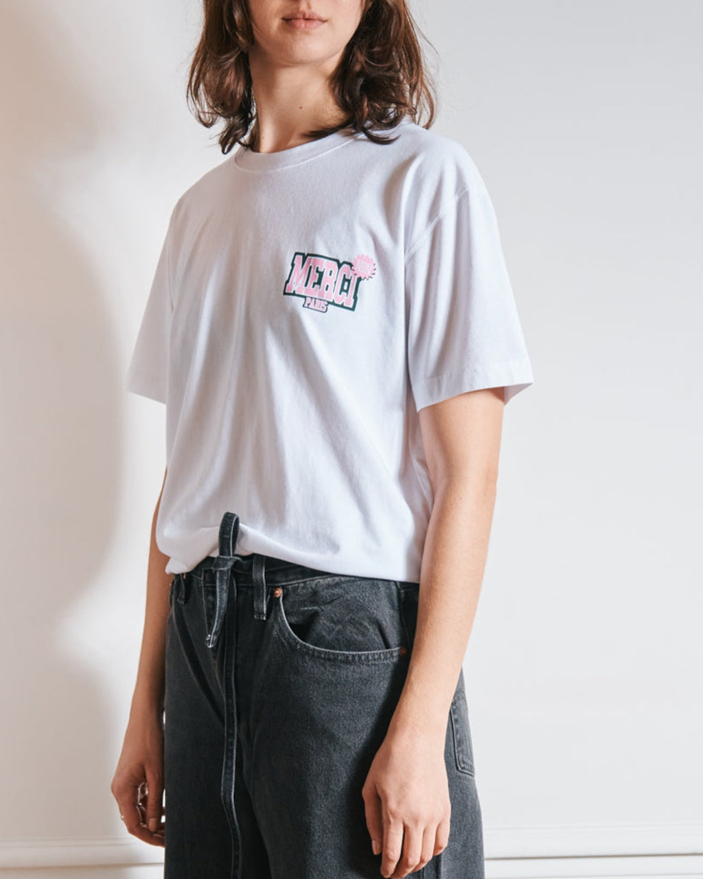 Merci - Non Merci College T-Shirt - White