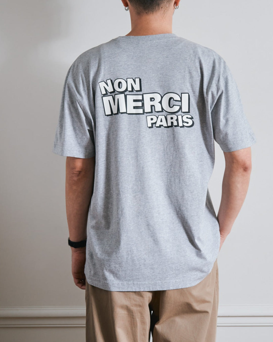 Merci - T-Shirt Non Merci - Gris