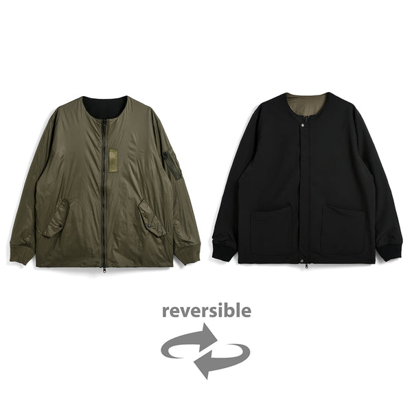 Taion - Veste Réversible Type MA1 - Vert Olive