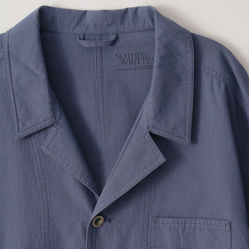 Nothing Written - Veste de travail française - Bleu Vintage