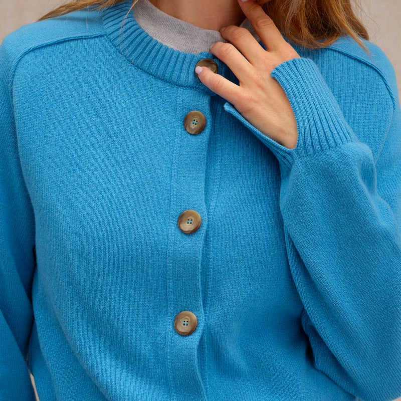 Le Minor - Cardigan - Bleu Bugatti