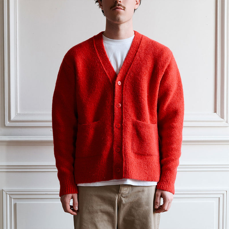 Museum Garments - Cardigan Alpaca Collab x Merci - Rouge