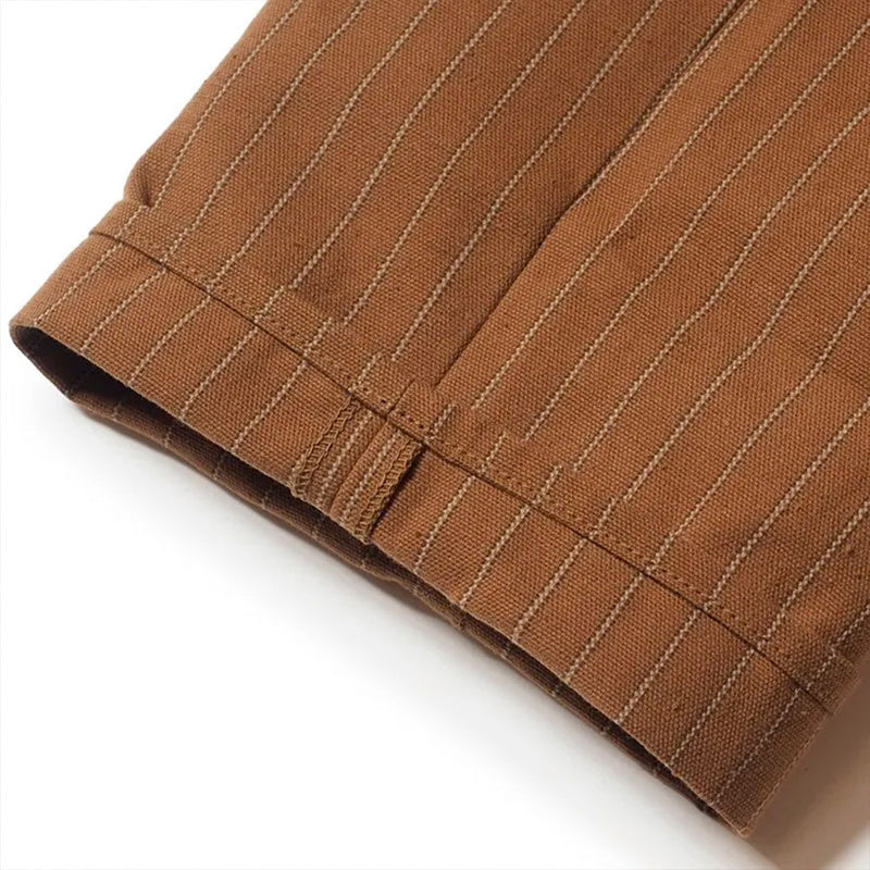 Warehouse & Co - Pantalon 1228 - Marron Rayures Canard