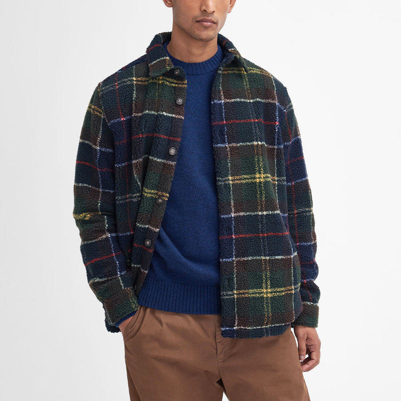 Barbour - Veste Bryson Tartan - Bleu