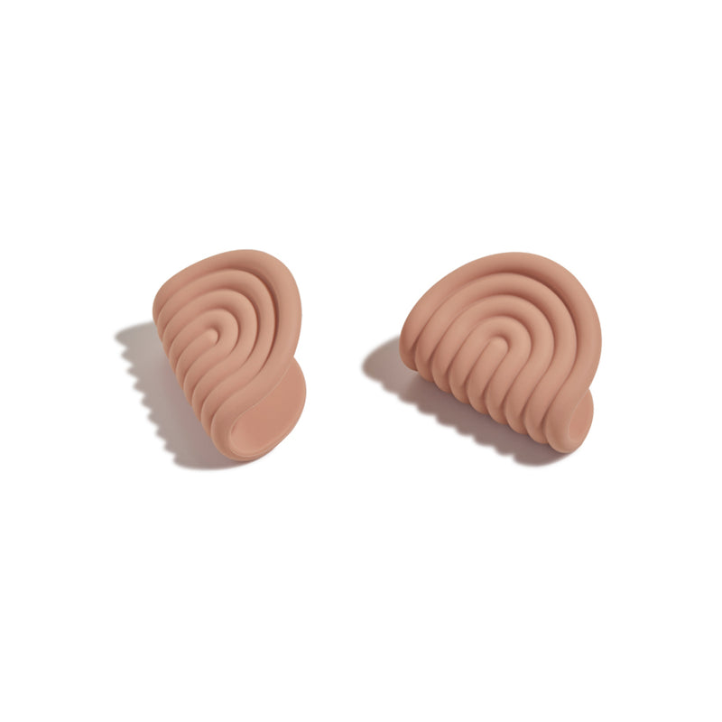 Maniques en silicone - Terre cuite