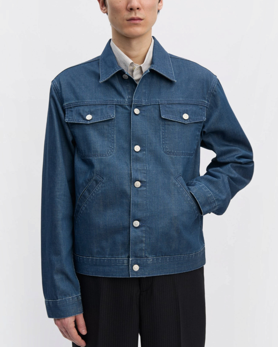 Another Aspect - Veste en denim 2.0 - Bleu