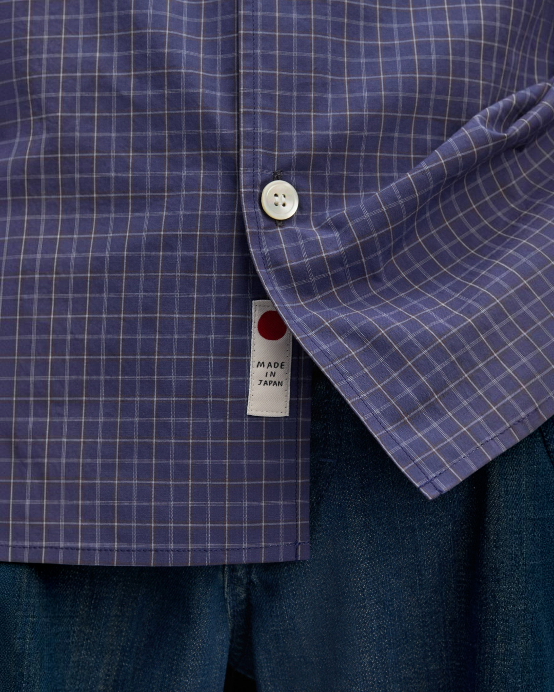 Another Aspect - 4.0 JPN Shirt - Purple Checks
