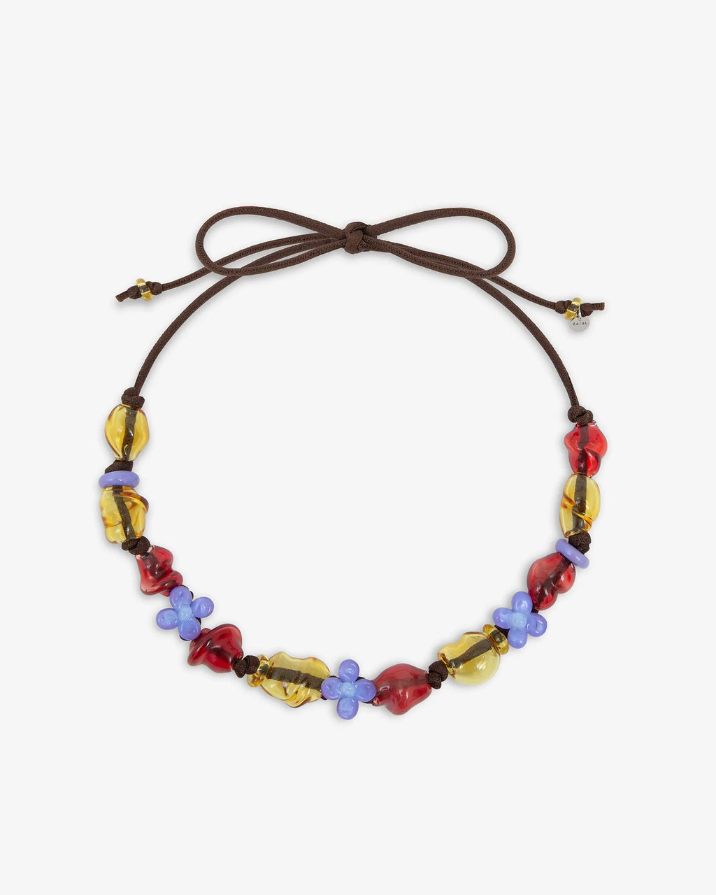 Cajal - Ariel Necklace - Red Yellow & Purple