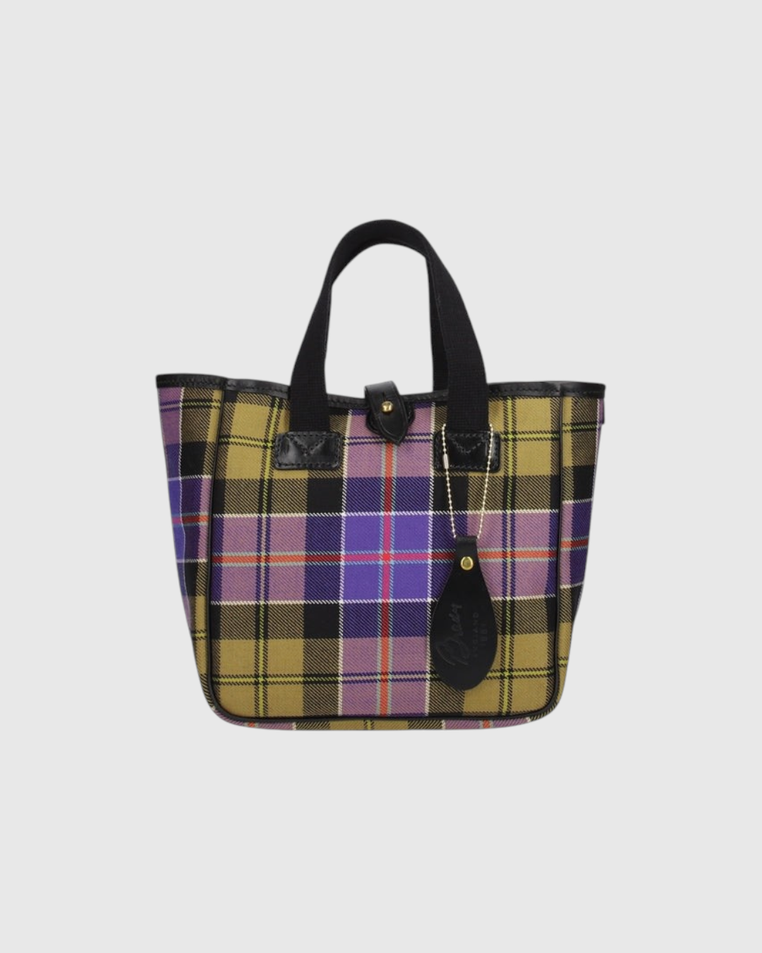 Brady Bags - Sac Beck À Carreaux - Jaune & Violet