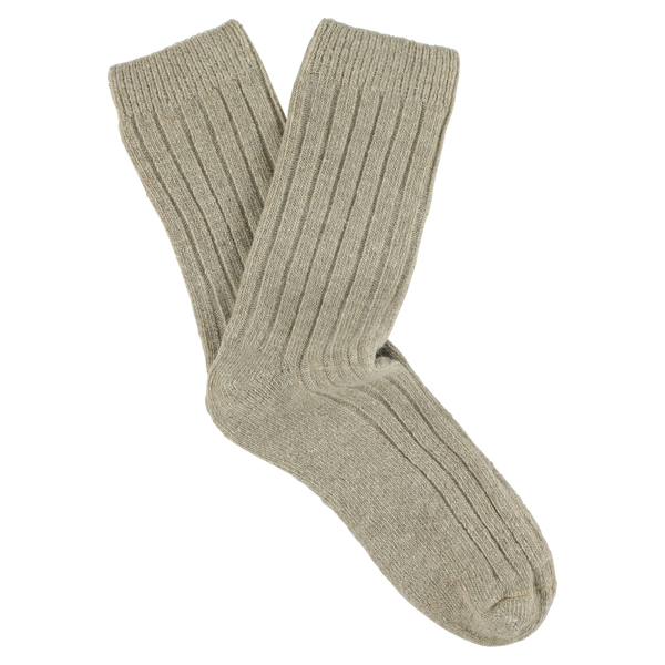 Escuyer - Chaussettes Crew - Beige