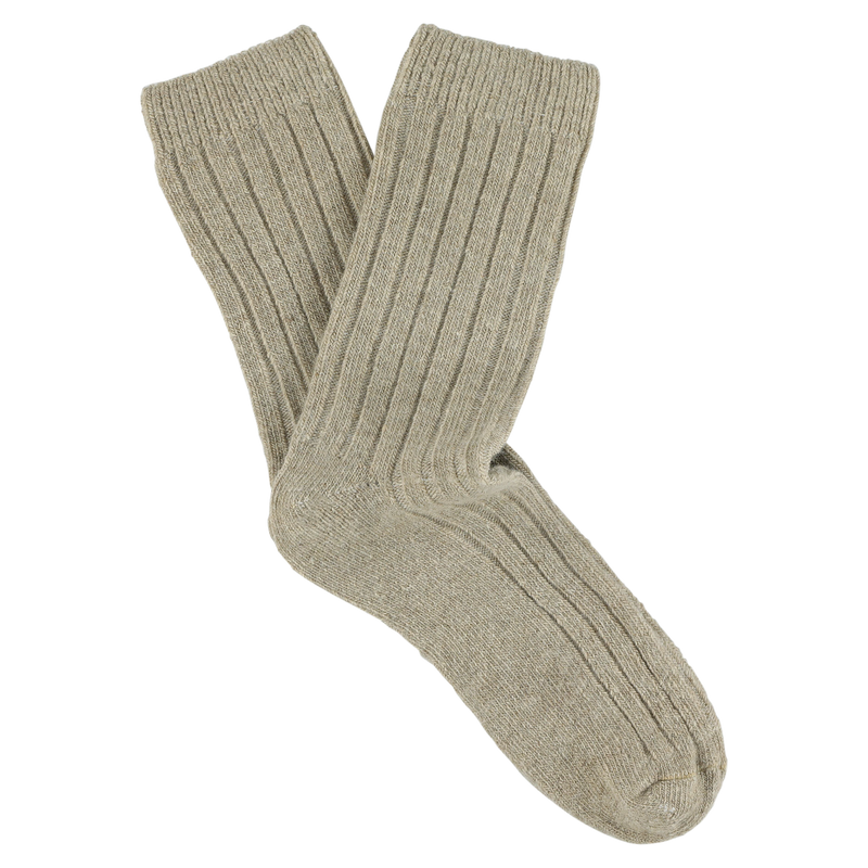 Escuyer - Chaussettes Crew - Beige