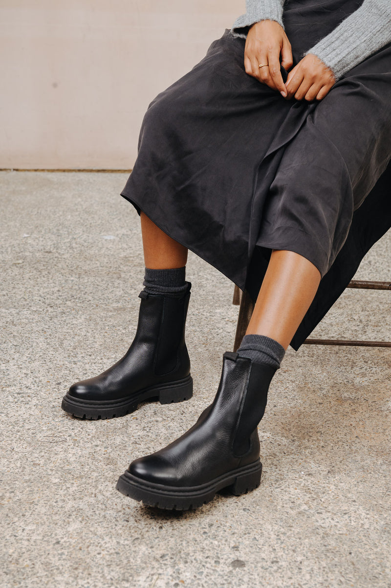 Hudson London - Bottines Chelsea Blake - Noir