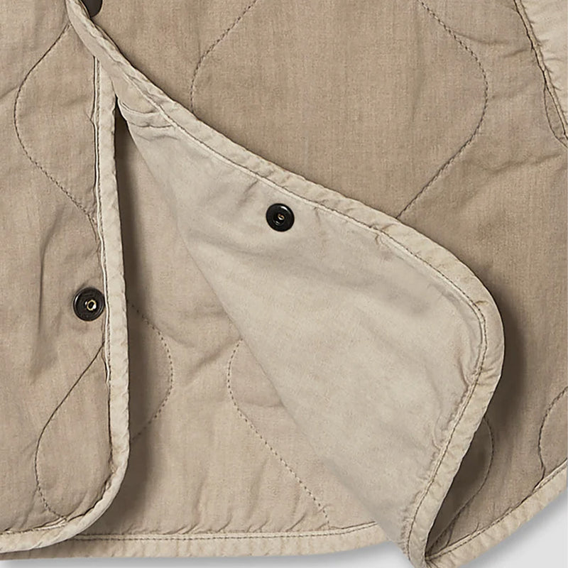 Save Khaki United - Veste chemise matelassée - Beige