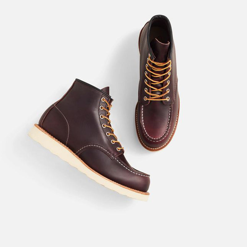 Red Wing - Bottines Classic Moc - Rouge