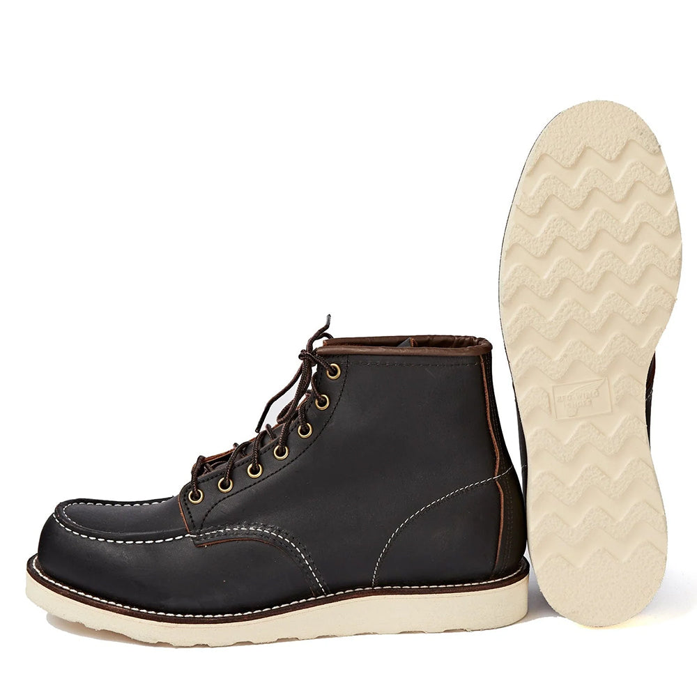 Red wing all black moc toe on sale