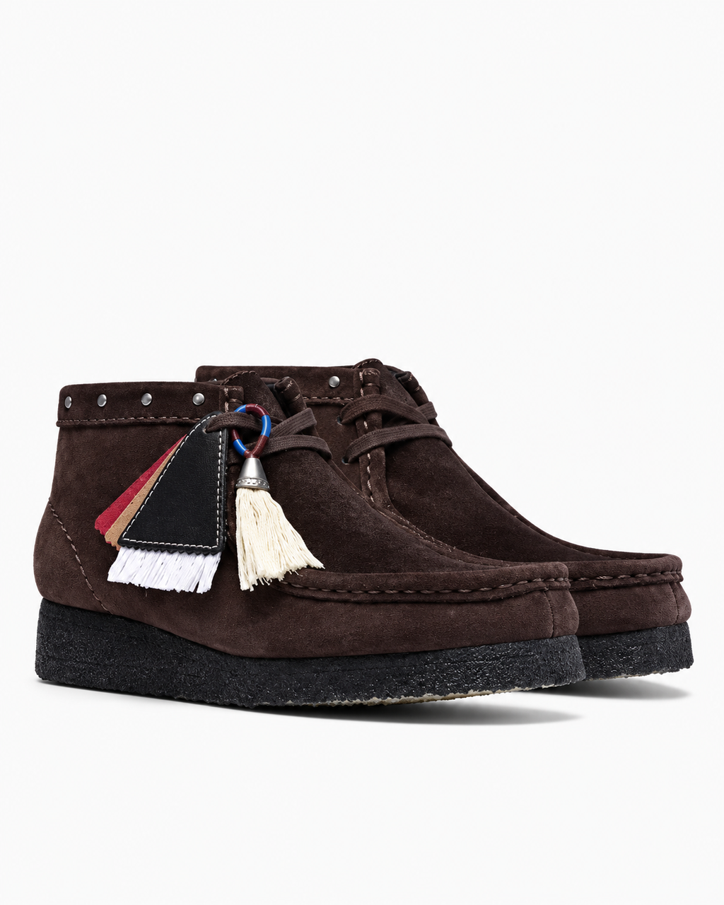 Clarks - Bottes Wallabee - Marron